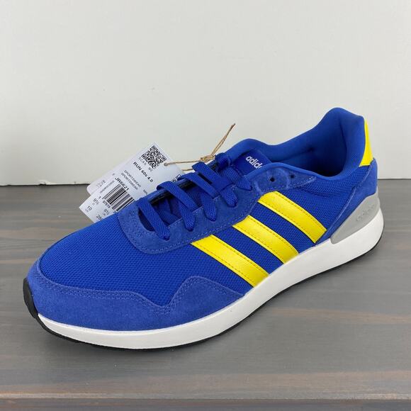 adidas Other - Adidas Men’s Run 60s 4.0 Trainers Sneakers Size 10 Dark Blue Retro Academia NWOB